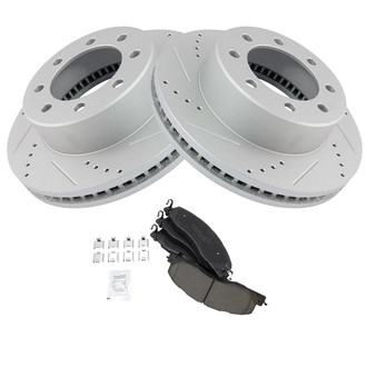 TRQ® - Performance Ceramic Front Brake Kit