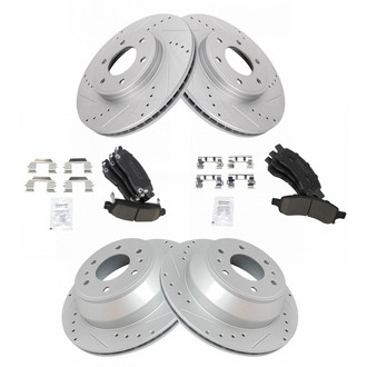TRQ® - Performance Ceramic Brake Kit