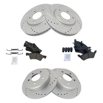 TRQ® - Performance Ceramic Brake Kit