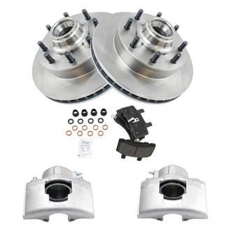 TRQ® - Front Disc Brake Kit with Ceramic Pads and Calipers