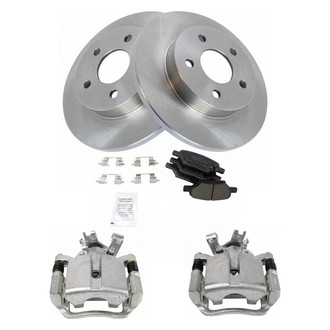 TRQ® - Rear Disc Brake Kit with Ceramic Pads and Calipers