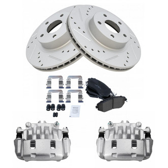 TRQ® - Performance Ceramic Brake Kit with Calipers