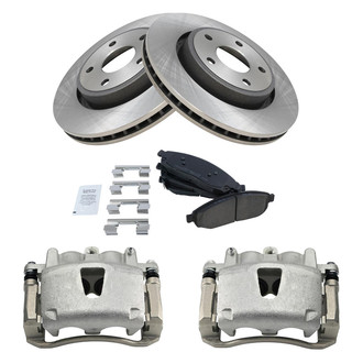 TRQ® - Disc Brake Kit with Ceramic Pads and Calipers
