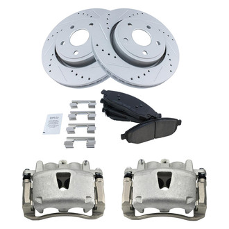 TRQ® - Performance Ceramic Brake Kit with Calipers