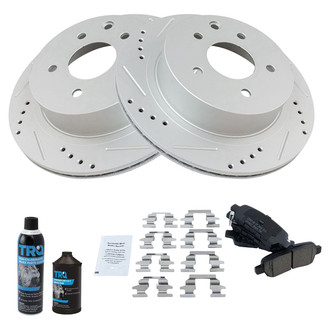 TRQ® - Performance Ceramic Rear Brake Kit