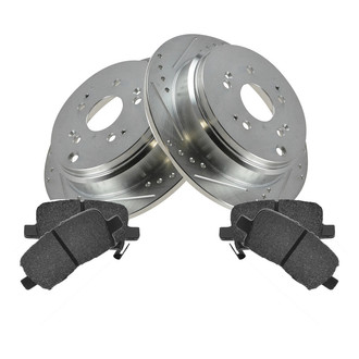 TRQ® - Performance Ceramic Rear Brake Kit