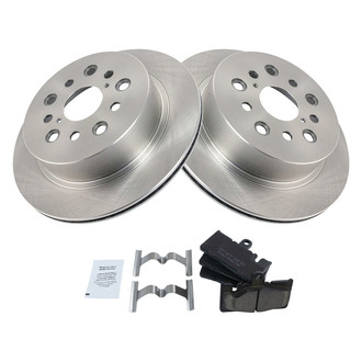 TRQ® - Rear Disc Brake Kit with Ceramic Pads