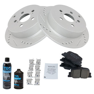 TRQ® - Performance Ceramic Rear Brake Kit