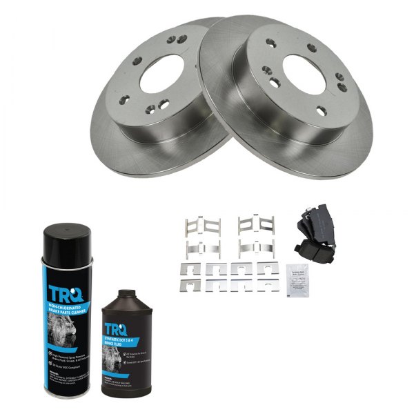 TRQ® - Rear Disc Brake Kit with Semi-Metallic Pads