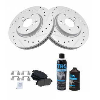 TRQ® - Performance Ceramic Front Brake Kit