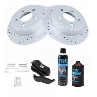 TRQ® - Performance Ceramic Rear Brake Kit