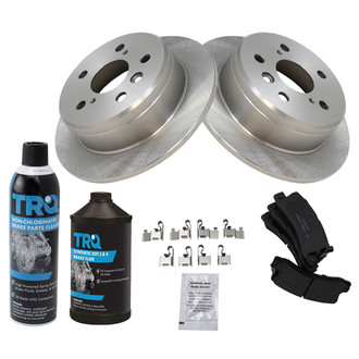 TRQ® - Rear Disc Brake Kit with Ceramic Pads