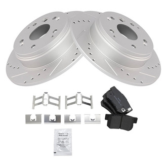 TRQ® - Performance Semi-Metallic Rear Brake Kit