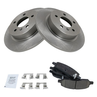 TRQ® - Rear Disc Brake Kit with Ceramic Pads