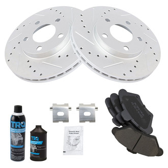 TRQ® - Performance Ceramic Front Brake Kit