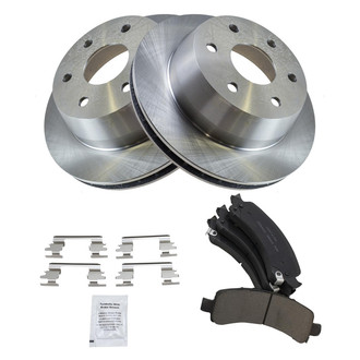 TRQ® - Rear Disc Brake Kit with Ceramic Pads