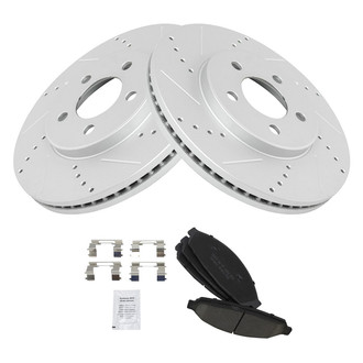 TRQ® - Performance Ceramic Front Brake Kit