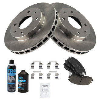 TRQ® - Front Disc Brake Kit with Ceramic Pads