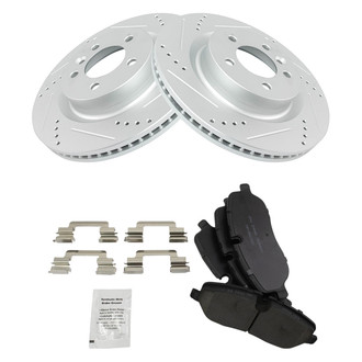 TRQ® - Performance Ceramic Front Brake Kit