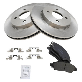 TRQ® - Front Disc Brake Kit with Ceramic Pads