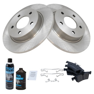 TRQ® - Rear Disc Brake Kit with Ceramic Pads