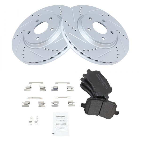 TRQ® - Performance Semi-Metallic Front Brake Kit