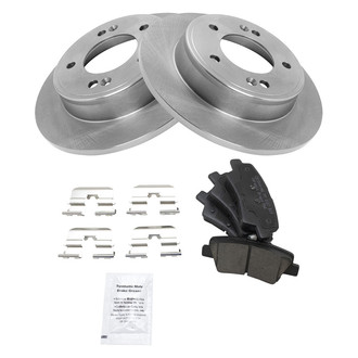 TRQ® - Rear Disc Brake Kit with Ceramic Pads