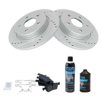 TRQ® - Performance Ceramic Rear Brake Kit
