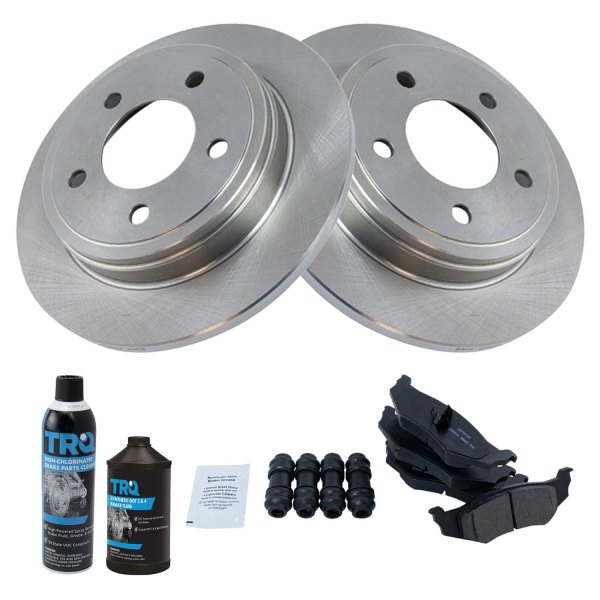 TRQ® - Rear Disc Brake Kit with Ceramic Pads