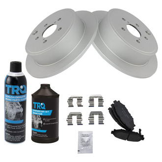 TRQ® - Rear Disc Brake Kit with Ceramic Pads