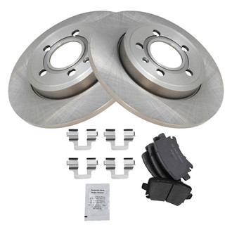 TRQ® - Rear Disc Brake Kit with Ceramic Pads