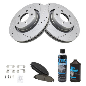TRQ® - Performance Ceramic Front Brake Kit