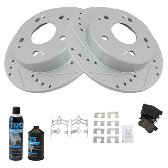 TRQ® - Performance Ceramic Rear Brake Kit