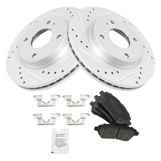 TRQ® - Performance Ceramic Front Brake Kit