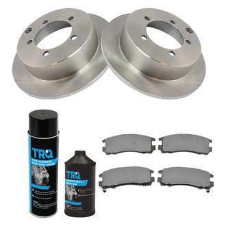 TRQ® - Rear Disc Brake Kit with Semi-Metallic Pads