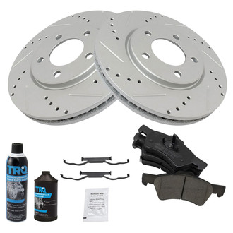 TRQ® - Performance Ceramic Front Brake Kit