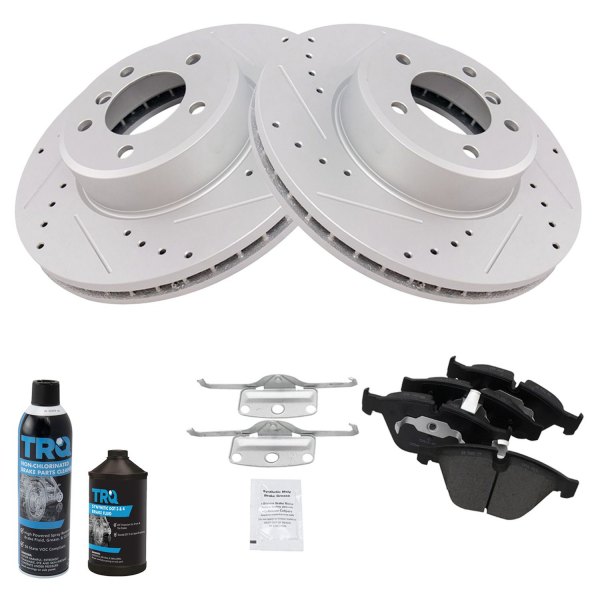 TRQ® - Performance Ceramic Front Brake Kit