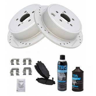 TRQ® - Performance Ceramic Rear Brake Kit