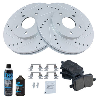 TRQ® - Performance Ceramic Front Brake Kit