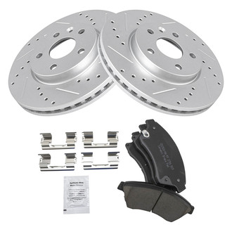 TRQ® - Performance Ceramic Front Brake Kit