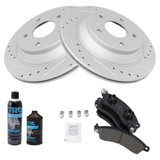 TRQ® - Performance Ceramic Front Brake Kit