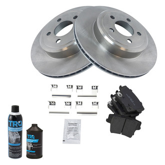 TRQ® - Rear Disc Brake Kit with Ceramic Pads