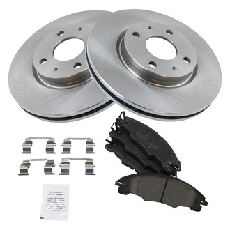 TRQ® BKA15678 - Front Disc Brake Kit with Ceramic Pads