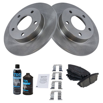 TRQ® - Rear Disc Brake Kit with Ceramic Pads