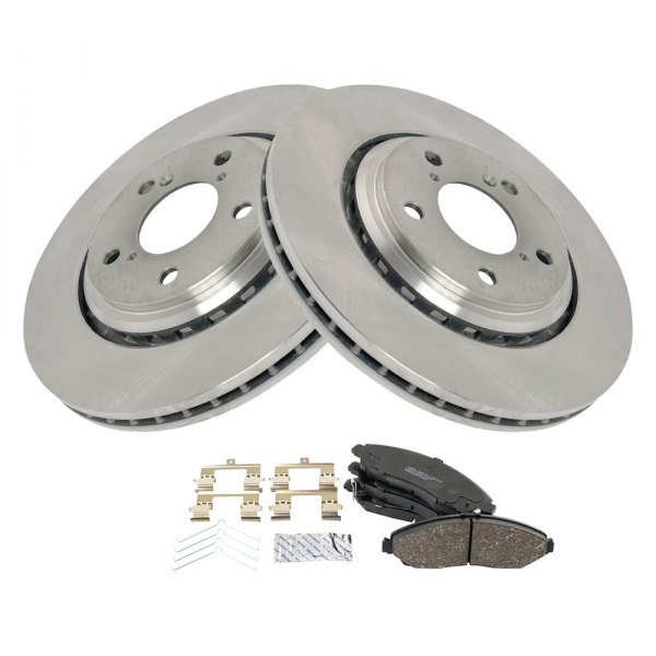 TRQ® - Front Disc Brake Kit with Ceramic Pads