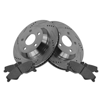 TRQ® - Performance Ceramic Rear Brake Kit