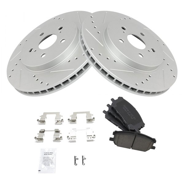 TRQ® - Performance Ceramic Front Brake Kit