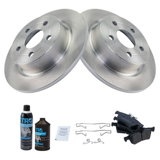 TRQ® - Rear Disc Brake Kit with Ceramic Pads