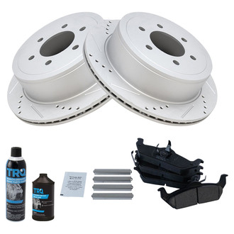TRQ® - Performance Ceramic Rear Brake Kit
