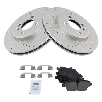 TRQ® - Performance Ceramic Front Brake Kit
